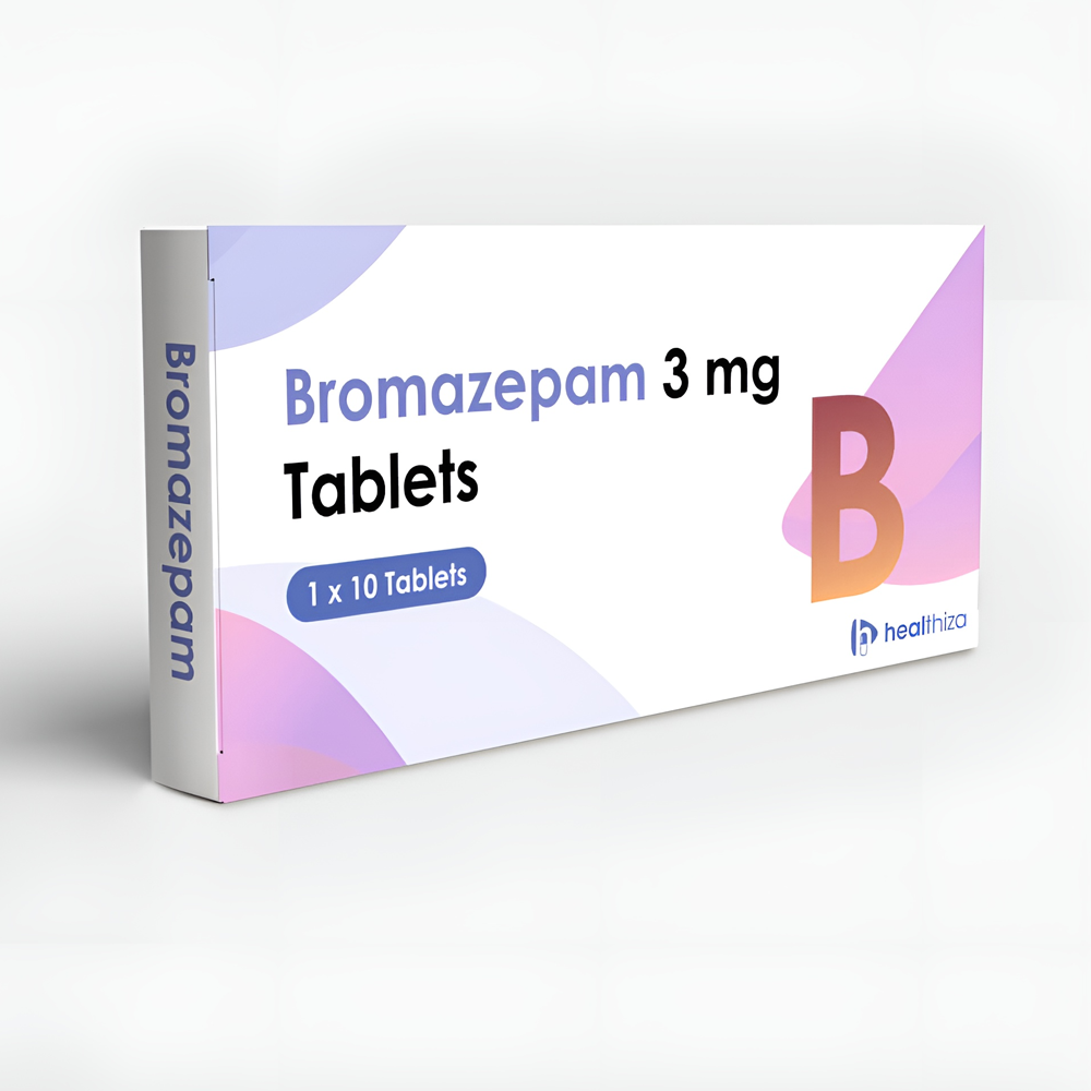 Таблетки Бромазепам 3 мг от Healthiza — мониторинг доступности препарата в Беларуси и цены