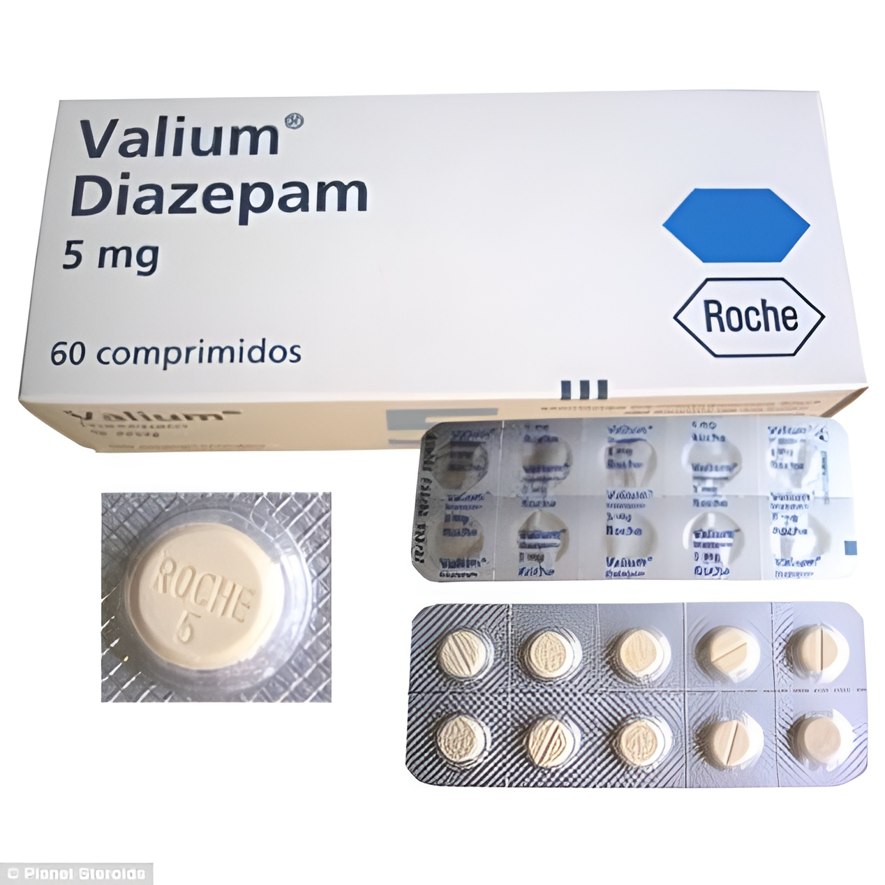 Таблетки и упаковка Valium (Валиум) 5 мг от Roche — актуальное наличие в Беларуси